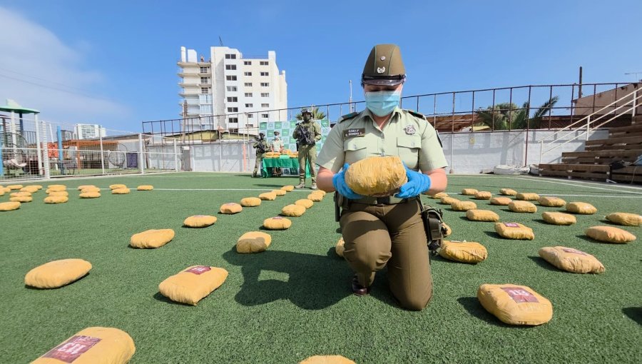 Detienen a dos ciudadanos colombianos e incautan 201 kilos de marihuana en Calama