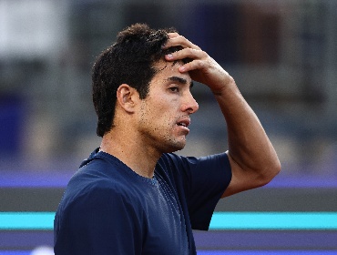 Cristian Garin cae en su último apronte antes de Roland Garros