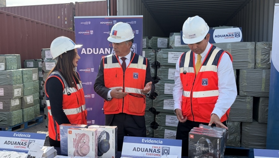 Descubren millonario contrabando de artículos tecnológicos en San Antonio