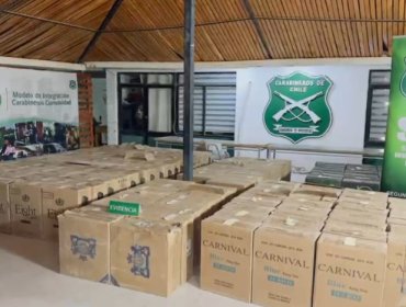 Incautan 159 mil cajetillas y mercadería de contrabando en operativos en Tamarugal