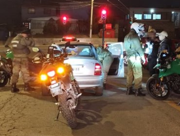 Seis detenidos y dos motos recuperadas deja «Ronda Impacto» de Carabineros en Concón