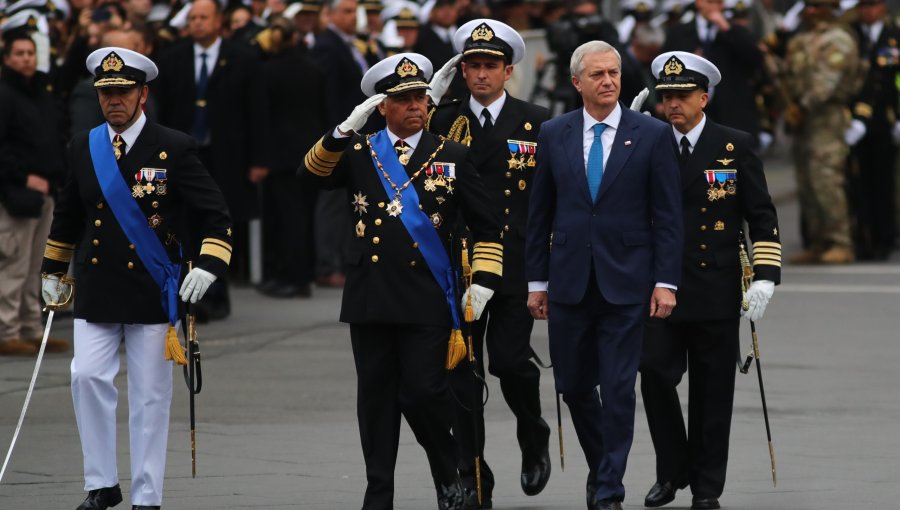 Presidente José Antonio Kast encabeza por primera vez ceremonia de Glorias Navales en Valparaíso