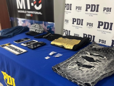PDI detiene en Macul y Viña del Mar a tres imputados por robo con intimidación