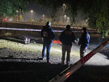 Hombre en situación de calle fue asesinado a tiros en la ribera del río Mapocho de Renca