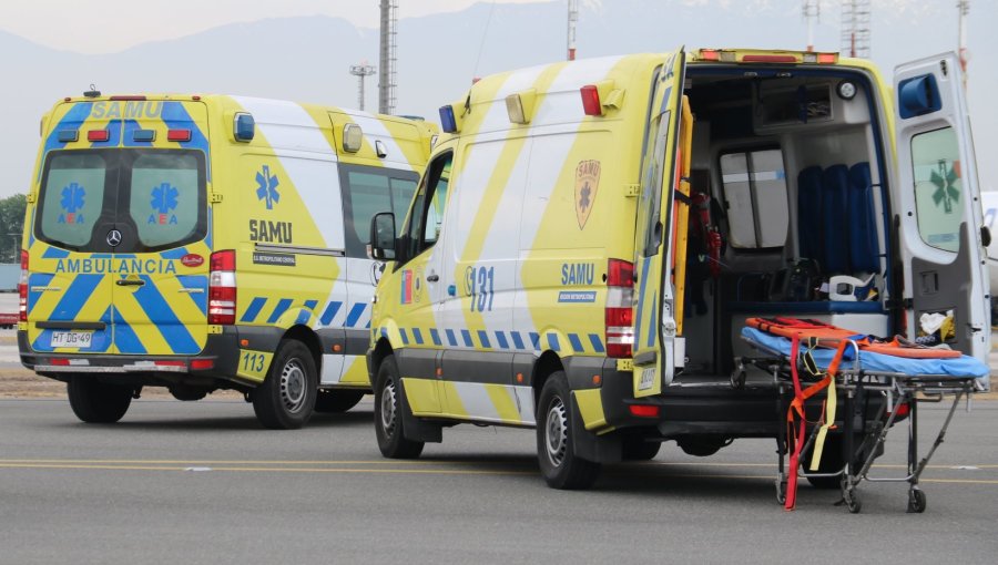Violento choque terminó con volcamiento y atropello de dos personas en Quilpué