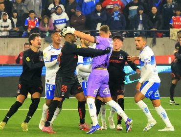 Cuatro jugadores arriesgan duras sanciones tras el escandaloso final entre Colo-Colo y la UC