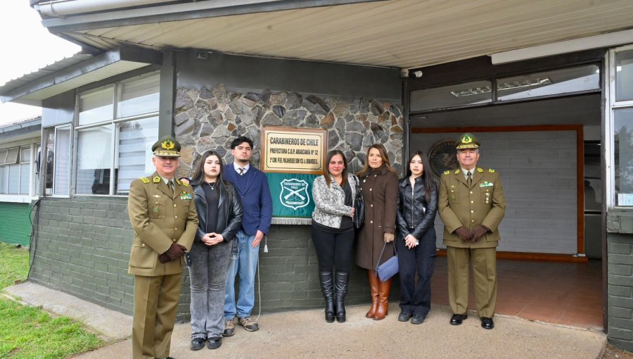 Carabineros rebautiza comisarías de La Araucanía con los nombres de los mártires Naín y Benavides