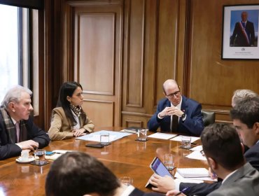 Presidentes del Senado y la Cámara entregan propuestas en materia de seguridad al ministro Arrau