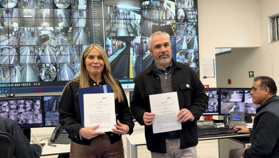 EFE Valparaíso pondrá sus cámaras de seguridad a disposición del Municipio de Quilpué para fortalecer vigilancia en las estaciones