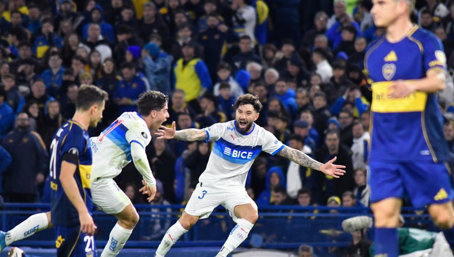 La UC le ganó a Boca Juniors y clasificó a los octavos de final de la Copa Libertadores como líder de su grupo