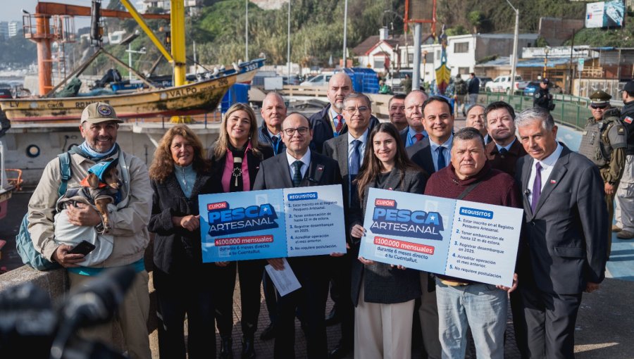 «Cupón Pesca Artesanal»: Gobierno presentó en Concón el beneficio que entregará hasta 600 mil pesos para carga de combustible