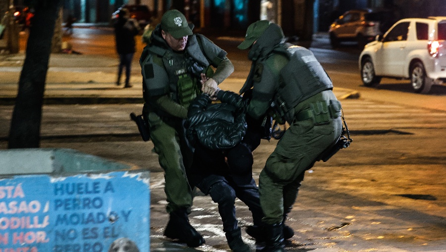 Más de 1.200 detenidos dejó operativo preventivo de Carabineros a nivel nacional