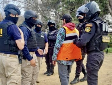 Intervención de la PDI en barrios Poniente y Oriente de Viña del Mar termina con cuatro detenidos y un vehículo recuperado