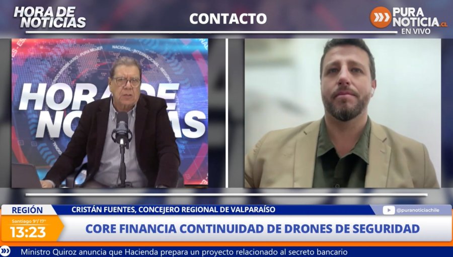 Consejo Regional de Valparaíso financia continuidad de drones de seguridad para la región