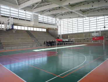 Nuevo Polideportivo de Limache alcanza 98% de ejecución: beneficiará a 2 mil personas
