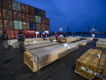 Histórica operación antidrogas: detectan cargamentos con droga en puertos de Valparaíso, San Antonio y Arica
