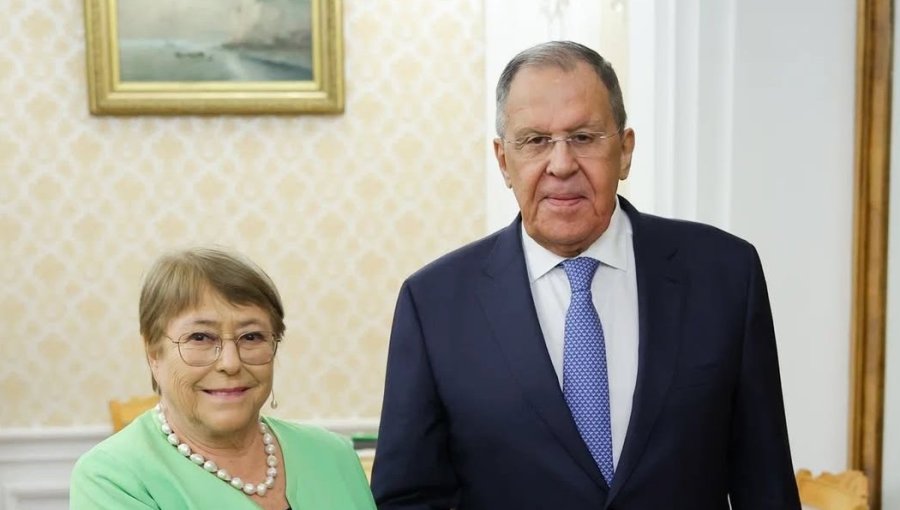 Bachelet se reunió con el canciller ruso en el marco de su campaña a la Secretaría General de la ONU