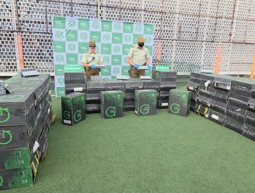 Concretan importantes golpes al tráfico de drogas y contrabando de cigarrillos en la región de Antofagasta