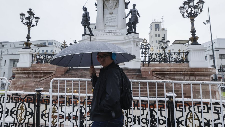 Sistema frontal dejará lluvias, chubascos y viento este miércoles en la región de Valparaíso