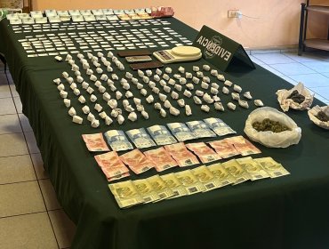 Carabineros desarticula puntos de venta de droga en La Ligua y detiene a dos mujeres