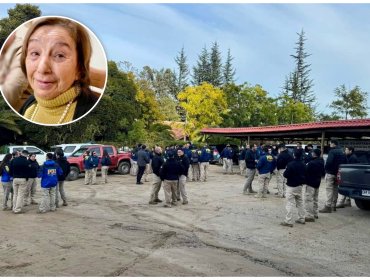 Caso María Ercira: nuevo equipo investigador intensifica los rastreos con equipos tecnológicos en fundo Las Tórtolas de Limache