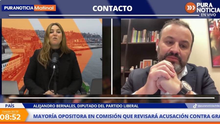 Diputado Bernales y acusación constitucional contra exministro Nicolás Grau: "Acá está en juego el prestigio del país"