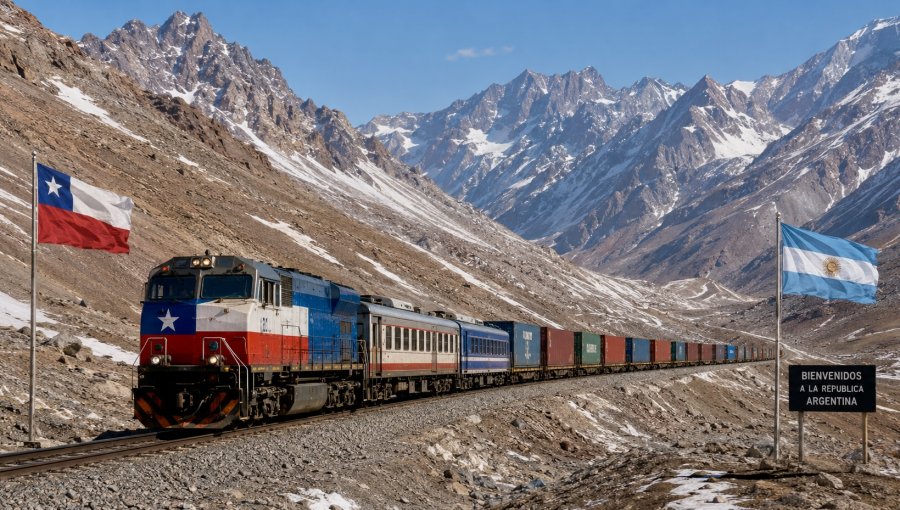 Megaproyecto de firma chilena-singapurense busca devolver el tren entre Los Andes y Mendoza: podría estar listo en cuatro años