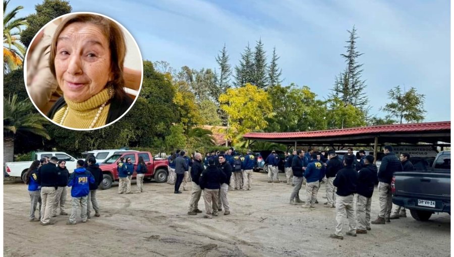 Caso María Ercira: nuevo equipo investigador intensifica los rastreos con equipos tecnológicos en fundo Las Tórtolas de Limache