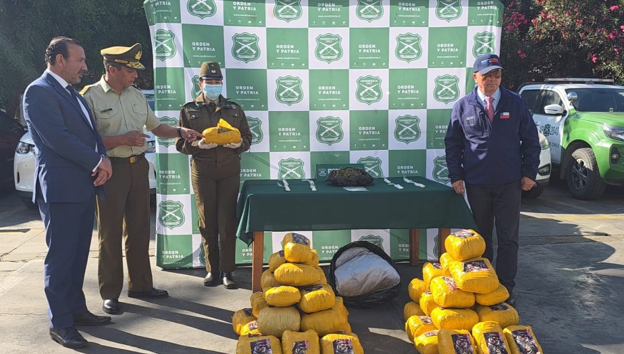 Detienen a conductor de nacionalidad venezolana y decomisan más de 63 kilos de droga en Tarapacá