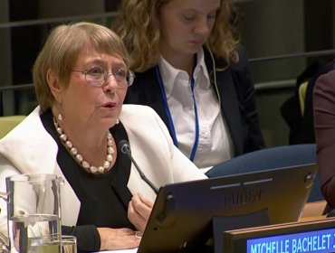Bachelet defiende su candidatura a la ONU: "Si alguien me veta porque creo en la democracia, me sentiré honrada"