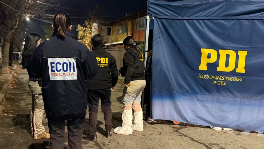 Hombre fue asesinado de un disparo en el cuello en plena vía pública de La Pintana