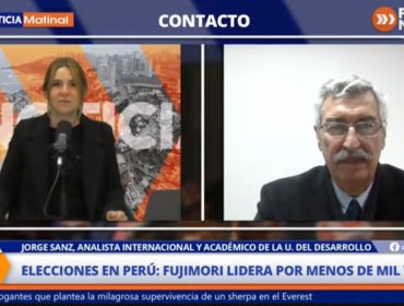Analista Jorge Sanz y elecciones en Perú: "Hay una polarización estructural que no es buena"