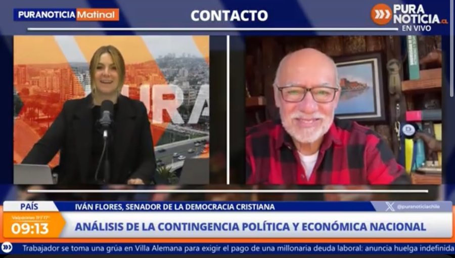 Senador Iván Flores: "Si no se frena el lavado de dinero que se hace a través de bancos, no hay posibilidad de frenar el crimen organizado"