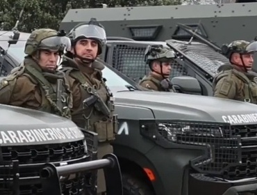 Gobierno pone en marcha una Fuerza de Tarea para combatir el terrorismo y el crimen organizado en la Macrozona Sur