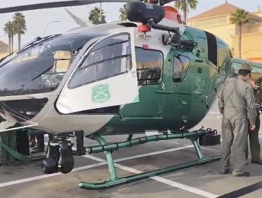 Carabineros de Coquimbo incorpora moderno helicóptero para reforzar seguridad y respuesta ante posibles emergencias