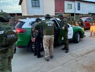 Masivo operativo en Algarrobo deja cinco detenidos y droga incautada en Los Claveles