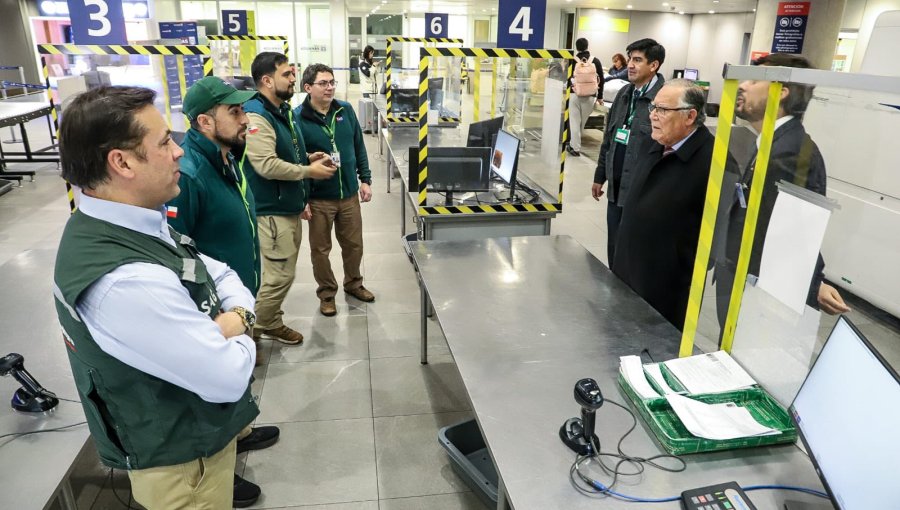 SAG refuerza controles en el aeropuerto internacional de Santiago ante el aumento de viajes por vacaciones de invierno