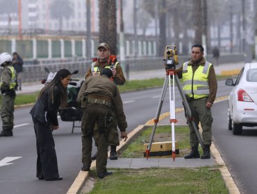 Detienen a mujer que escapó tras atropellar y causar la muerte de un hombre en Valparaíso