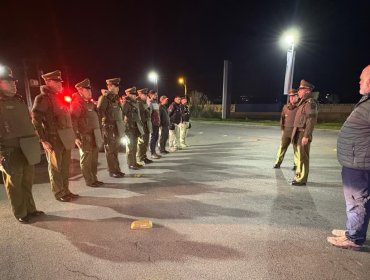 Operativo en la ruta 64 deja vehículos incautados y detenidos en sector afectado por carreras clandestinas en Limache