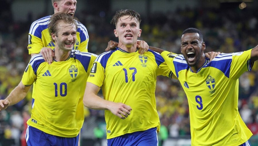 Suecia exhibe todo su poder ofensivo con Isak y Gyokeres, y golea por 5 a 1 a Túnez