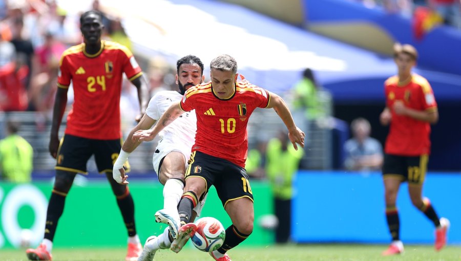 Bélgica rescató un empate ante Egipto en un entretenido partido por el grupo G del Mundial
