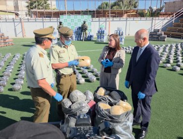 Incautan mas de 1,6 toneladas de marihuana en Antofagasta que tenían como destino la zona central del país