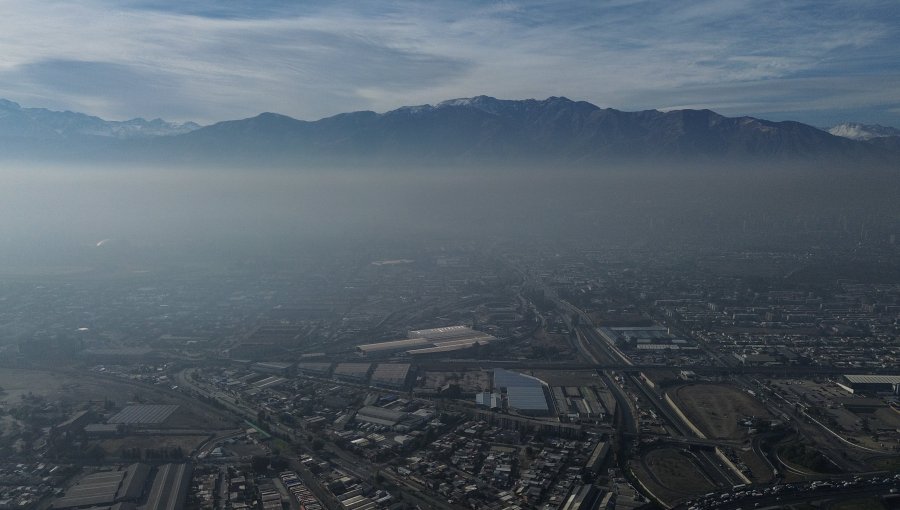 Declaran preemergencia ambiental para este miércoles en la región Metropolitana debido a las adversas condiciones de ventilación