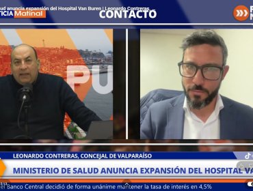 Leonardo Contreras, concejal de Valparaíso por expansión del Hospital Van Buren: "Tenemos un problema de gestión en el estado"