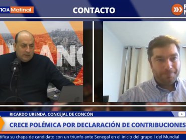 Ricardo Urenda, concejal de Concón por declaración sobre contribuciones: "Votamos en contra porque pedimos retirar el punto de tabla para revisarlo"