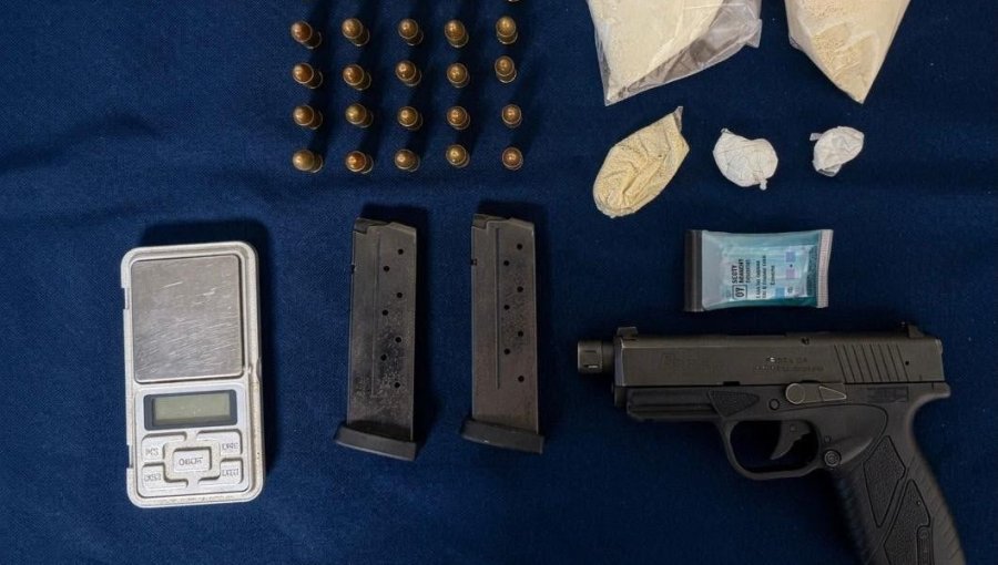 Cae integrante de banda criminal dedicada al tráfico de armas y drogas en Concón
