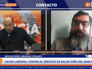 Nicolás Pavéz, abogado litigante en una causa laboral en contra del SSVQ: "Hubo una orden de intervenir el departamento jurídico que terminó enfocada en Gustavo"
