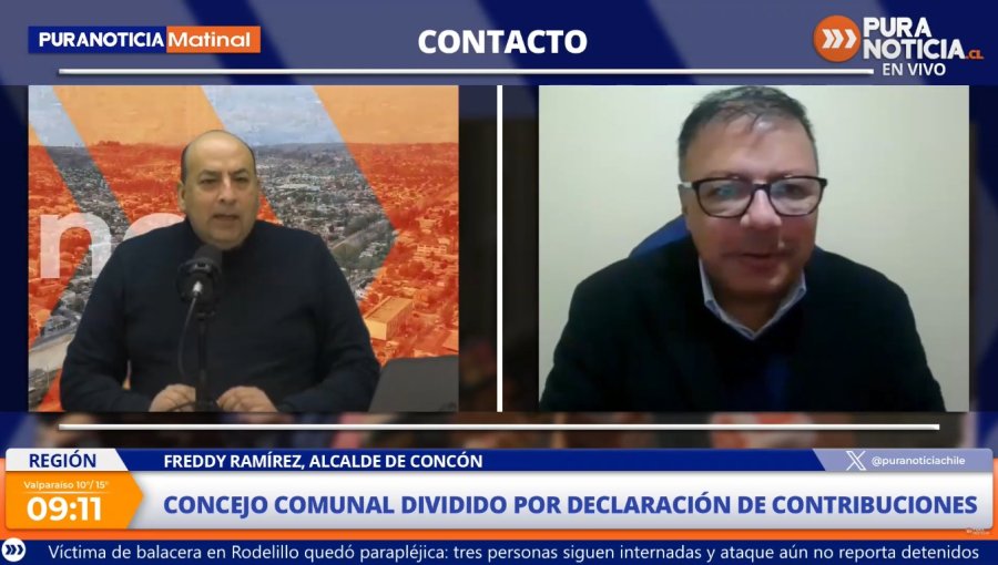 Freddy Ramírez, alcalde de Concón, por declaración de contribuciones: "Creemos que desde los ministerios, el trabajo municipal no se reconoce"