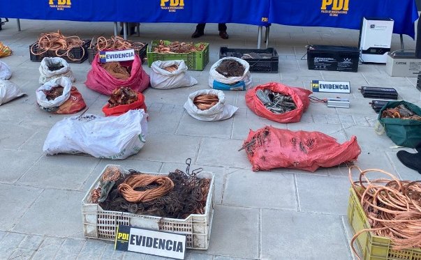 Detienen a 20 integrantes de banda criminal dedicada al robo de cables y baterías de antenas de comunicación en Los Andes