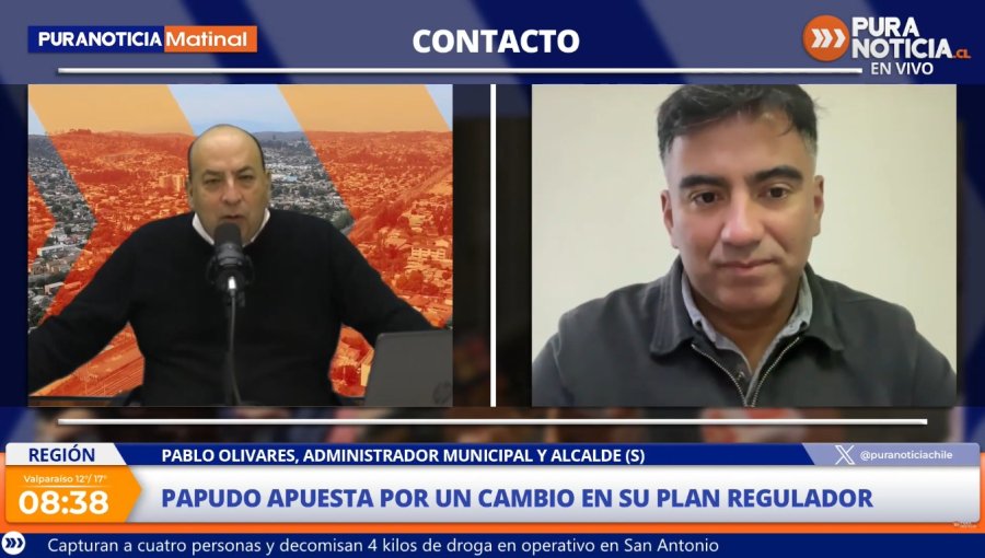 Pablo Olivares, alcalde (s) de Papudo defiende modificación al Plan Regulador: "Acá no hay blancos y negros"